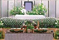 馬込斎場 洋花デザイン祭壇